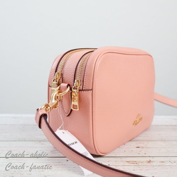 NWT Coach 39856 Jes Leather Crossbody in Shell Pink - Picture 3 of 11
